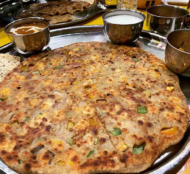 Parathe Wali Gali is a popular street food joint located in Chandni Chowk, Delhi.