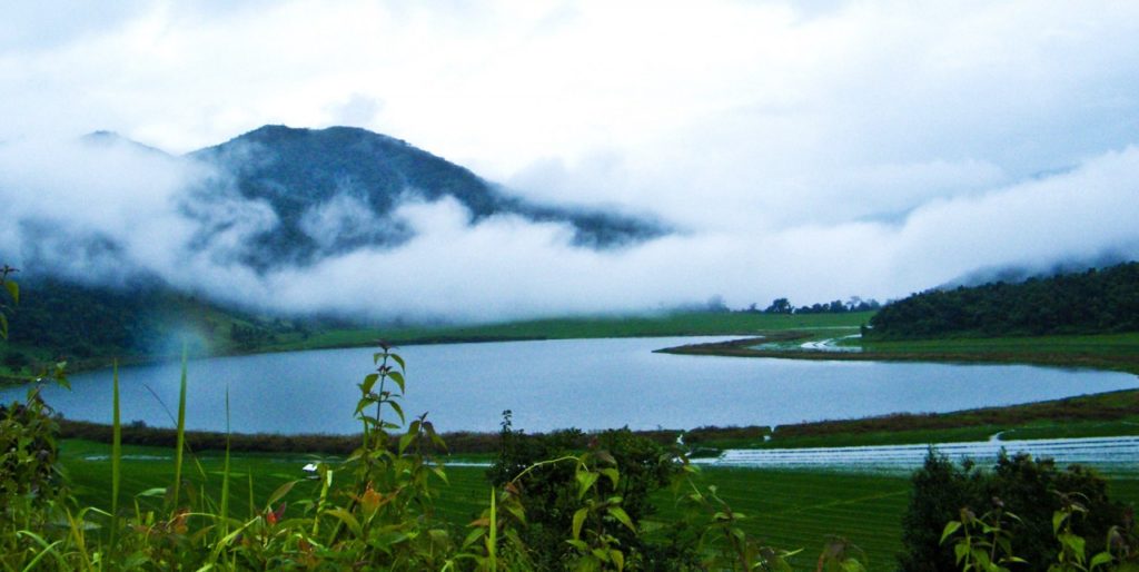 Boating in Tamdil Lake