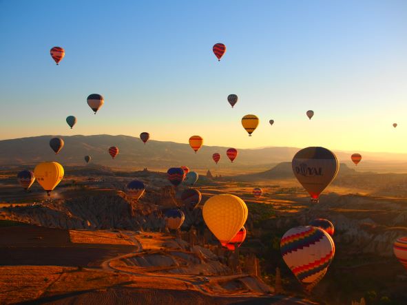 Hot Air Balloon in Paris