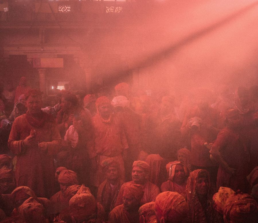 Holi in Mathura